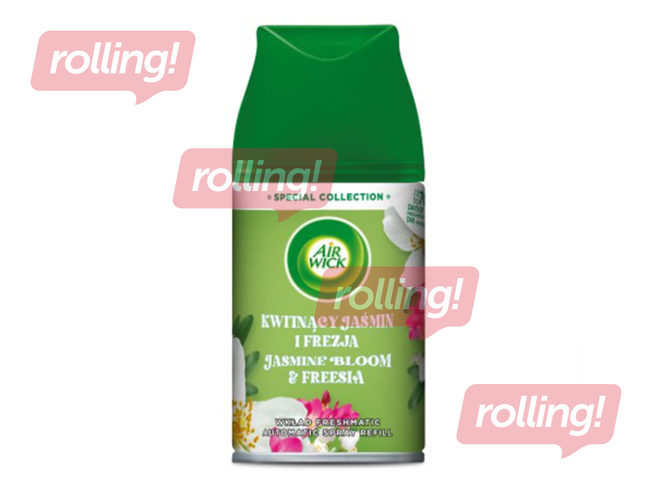 Gaisa atsvaidzinātāja rezerve Air Wick Fresh Matic, Jasmine Bloom & Freesia, 250ml