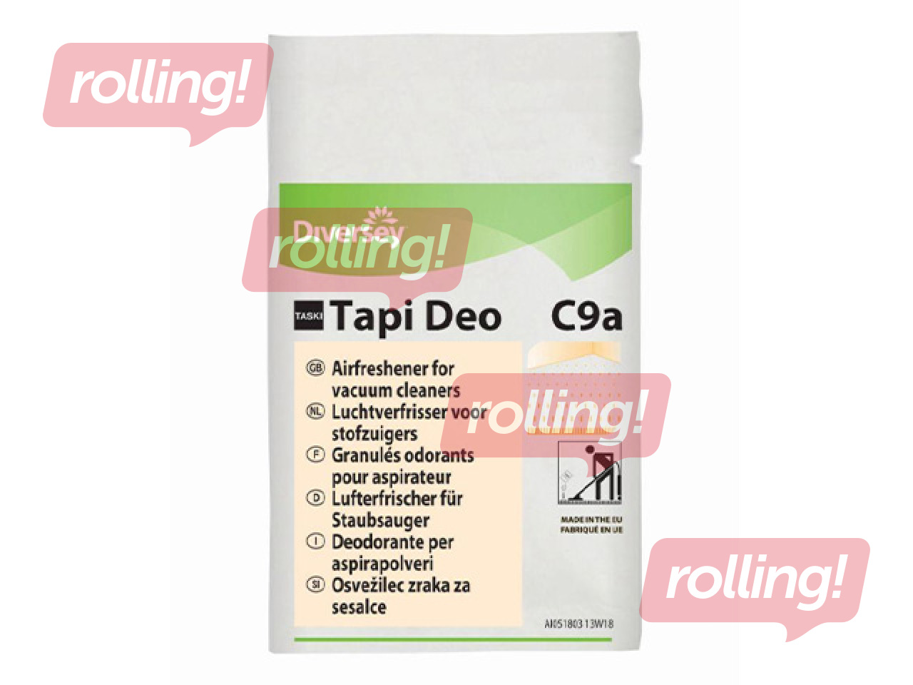 Gaisa atsvaidzinātājs Diversey Taski Tapi Deo, putekļsūcējiem, granulas, 40 gab.