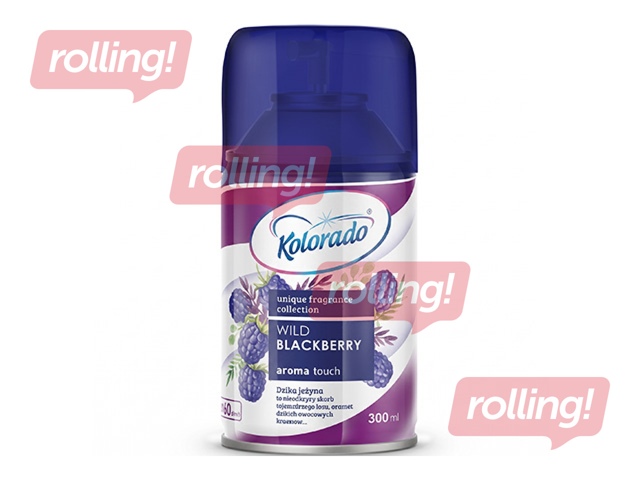 Gaisa atsvaidzinātājs Kolorado Aroma Touch Wild Blackberry, 300ml