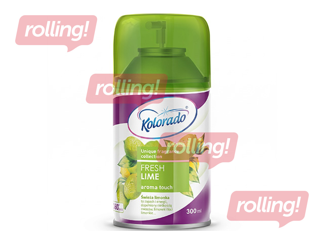 Освежитель воздуха Kolorado Aroma Touch Fresh Lime, 300ml