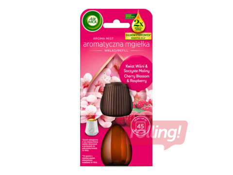 Gaisa atsvaidzinātāja rezerve Air Wick, Aroma Mist, Cherry Blossom & Raspberry, 20ml