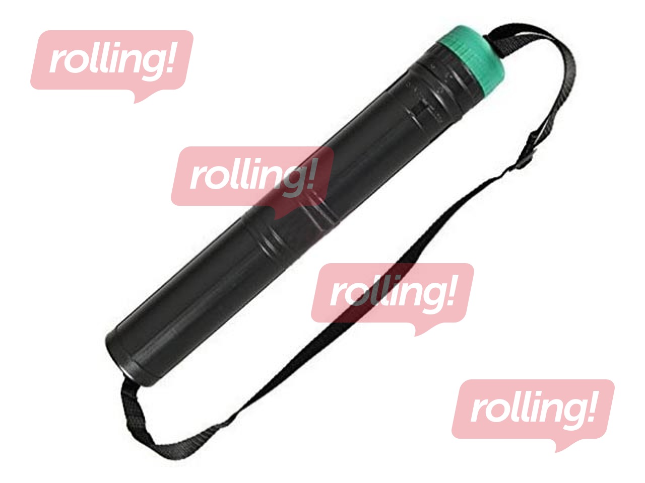 Teleskopisks tubuss Linex, diametrs 5.5cm, 40-74cm, melns