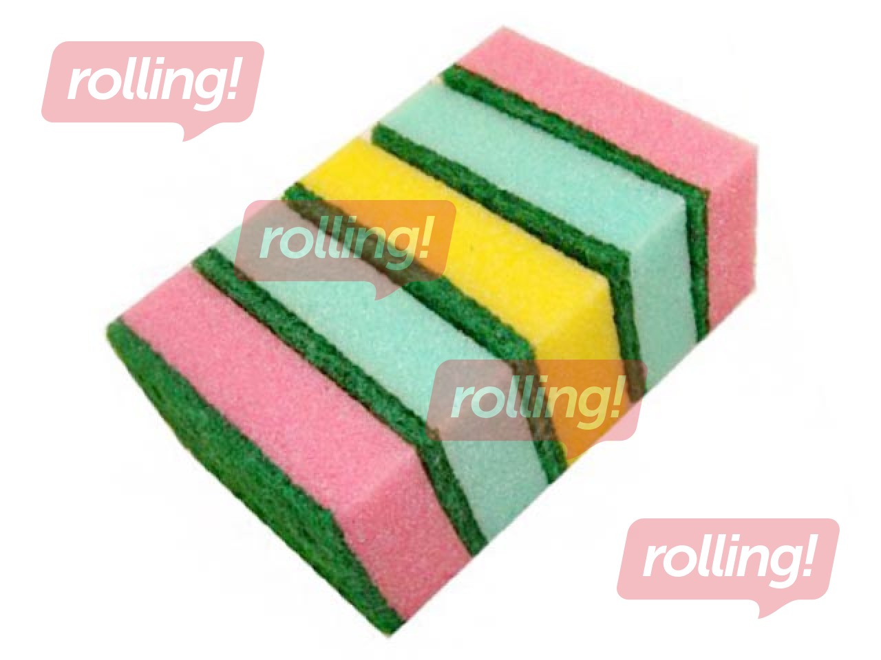 Švammītes trauku mazgāšanai Toro MAXI 6 x 9 x 3 cm, 5 gab.