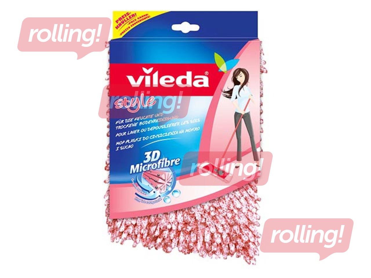 Сменный моп VILEDA Flatmop Style