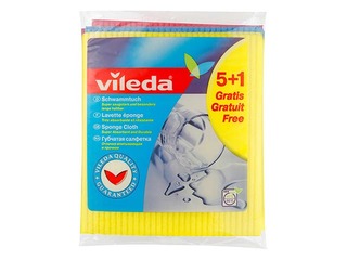 Sponge cloth VILEDA, 5+1 pcs.