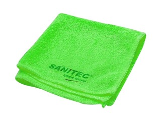 Microfiber cloth Sanitec, green, 5 pcs.