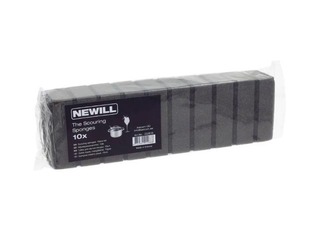Dishwashing sponges Newill, black, 8x5cm, 10 pcs.