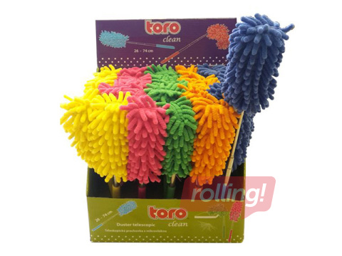 Dust brush with telescopic handle Toro, 26/74cm