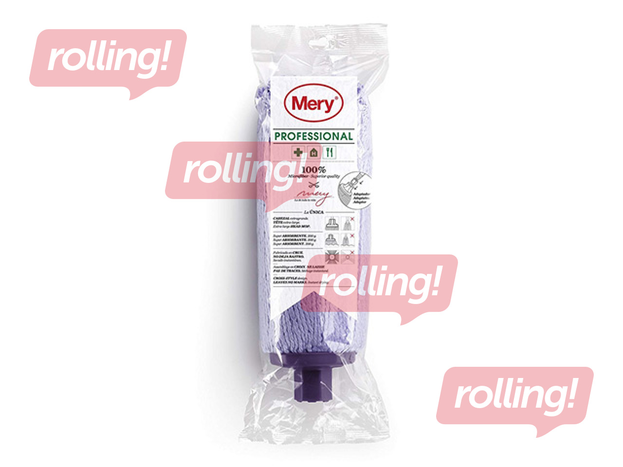 Сменная насадка для швабры Mery Professional, 200г, 26,5см