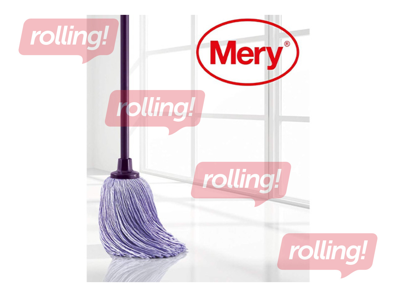 Mops Mery, La Original, ar kātu, 140cm