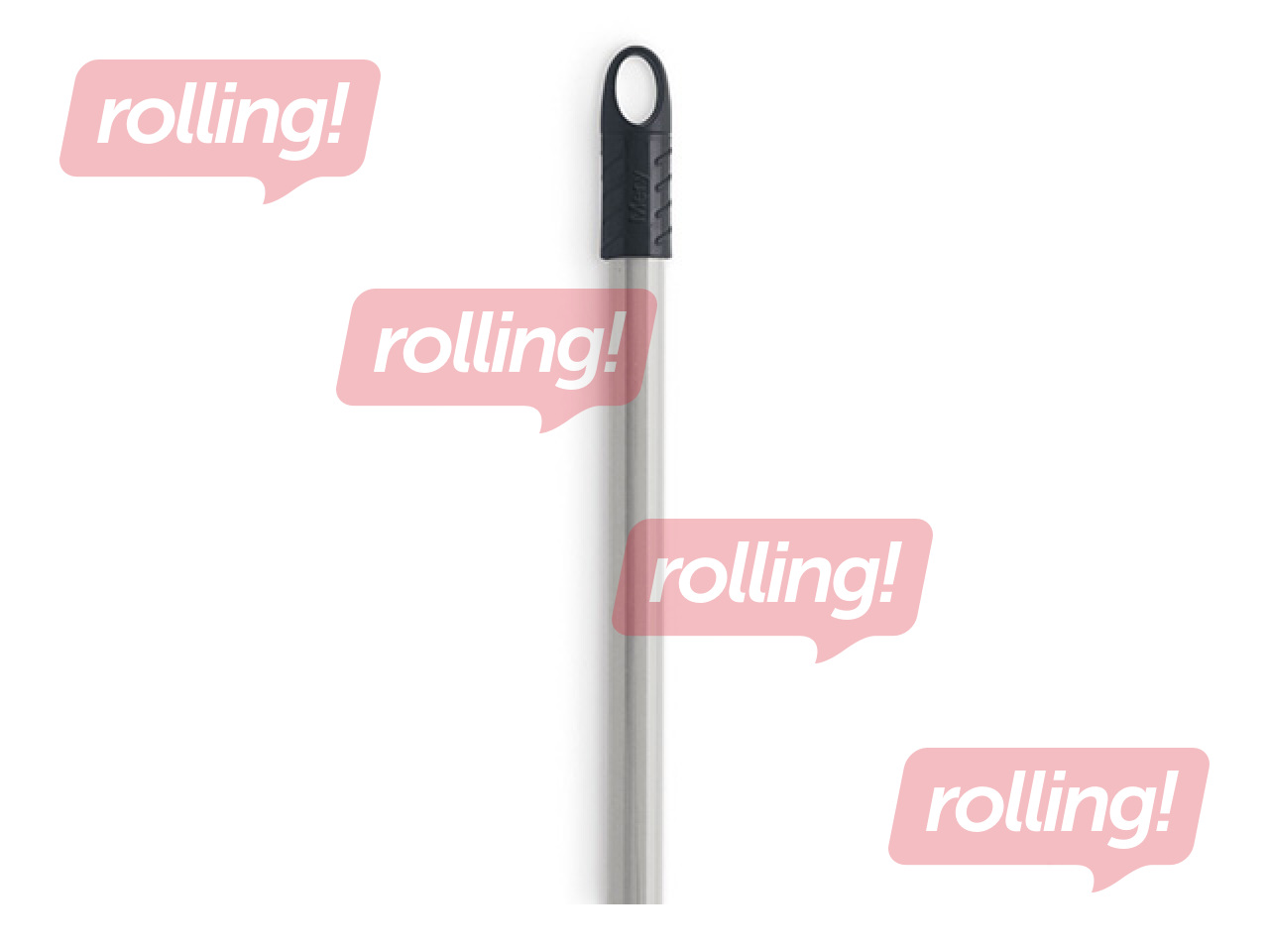 Ручка для щетки Mery, серая, 140см