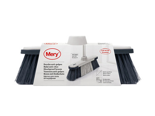 Grīdas birste Mery, ar gumijas maliņu, 28cm