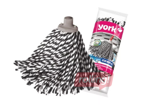 Replacement mop York Zebra