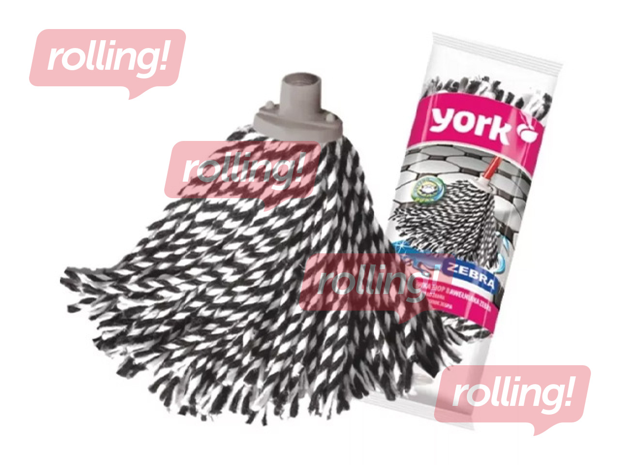 Replacement mop York Zebra