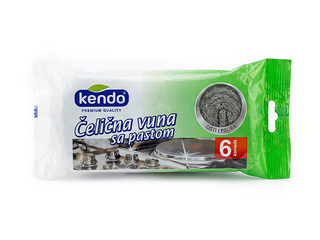 Pot cleaning sponge Kendo, impregnated, 6pcs.