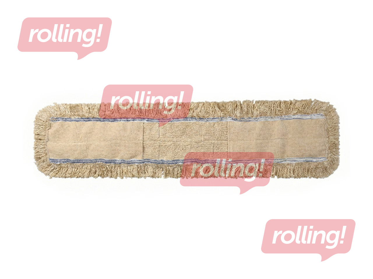 Mops kokvilnas ar kabatām, 60cm