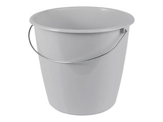 Bucket Keeeper Erik, grey, 10l