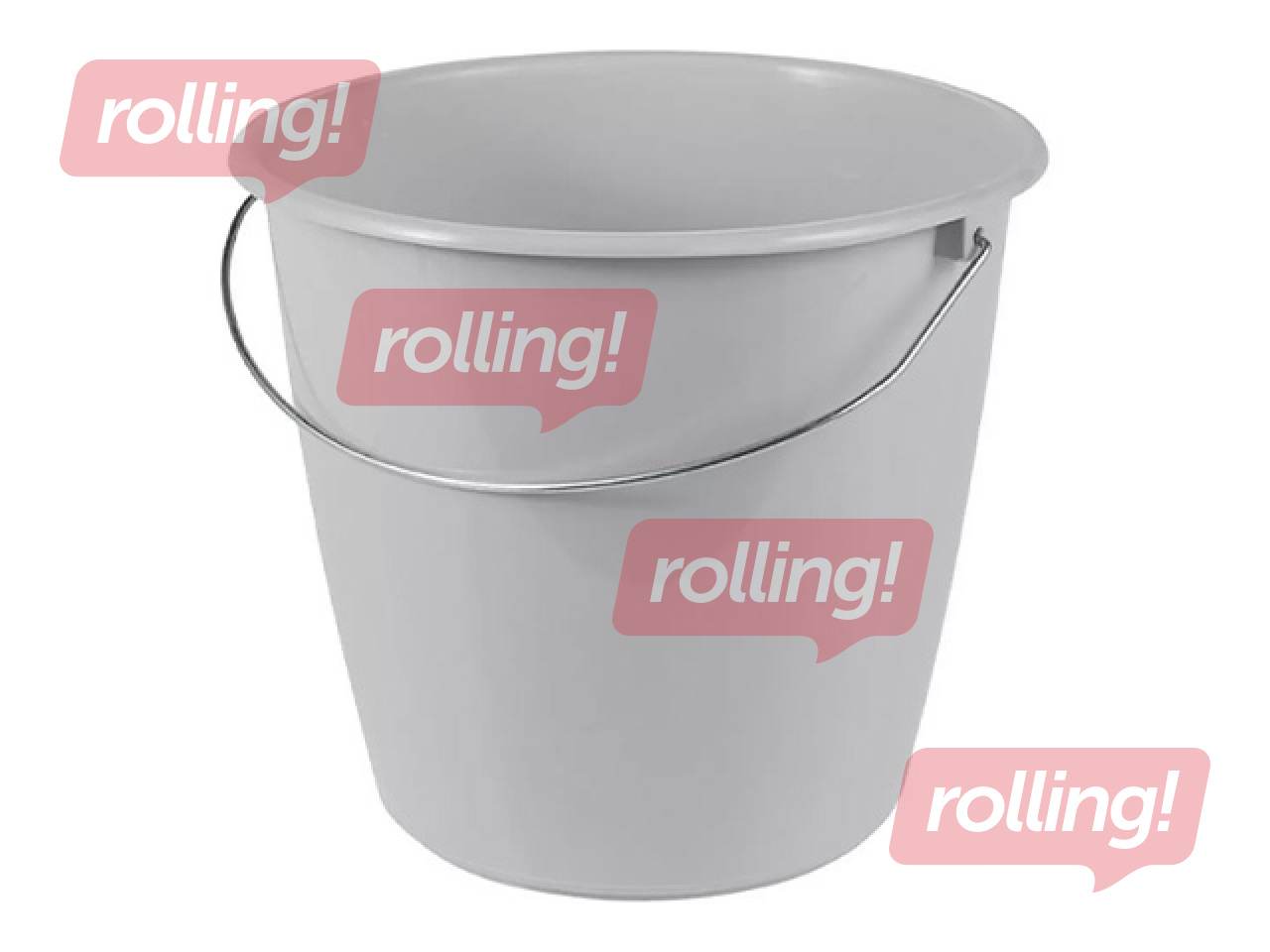 Bucket Keeeper Erik, grey, 10l