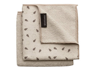 Mikrošķiedras lupatiņu komplekts Brabantia, 30x30cm, bēšs, 2 gab.