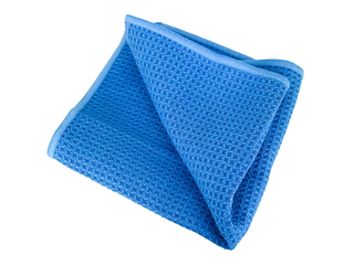 Mikrošķiedras vafeles auduma lupatiņa, 400GSM, zila, 30x30cm