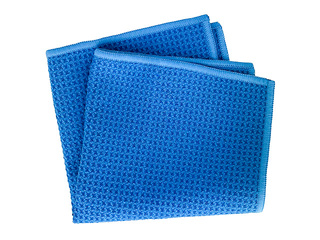 Mikrošķiedras vafeles auduma lupatiņa, 400GSM, zila, 30x30cm