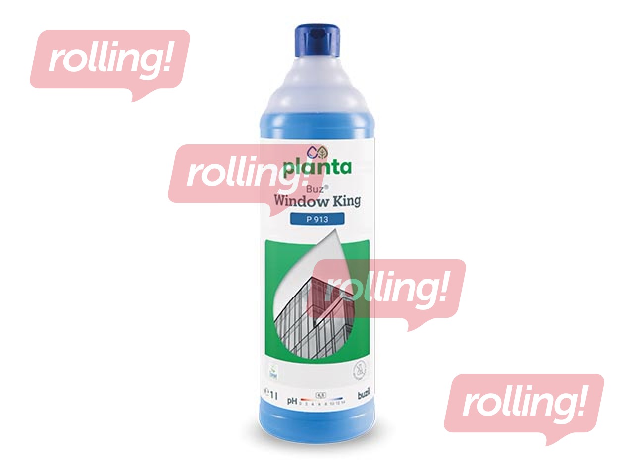 Stiklu tīrīšanas līdzeklis Buzil P913 Planta, koncentrāts, uzpilde, 1l