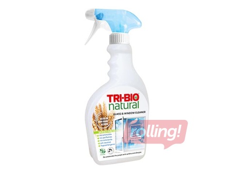 Натуральное эко средство для мытья стекол Sensitive, Tri-Bio, 500ml