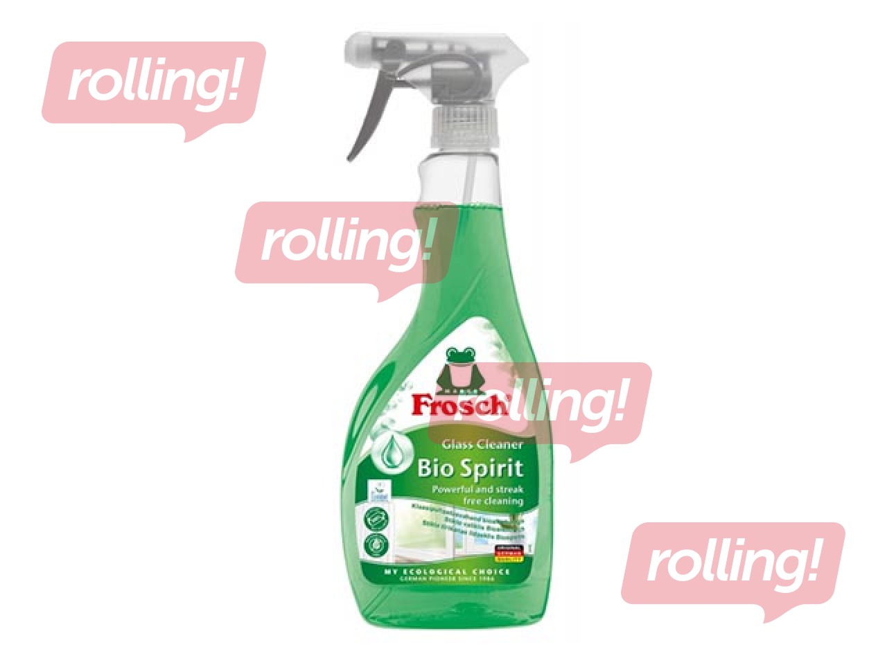 Stiklu tīrīšanas līdzeklis Frosch Bio Spirit, 500ml