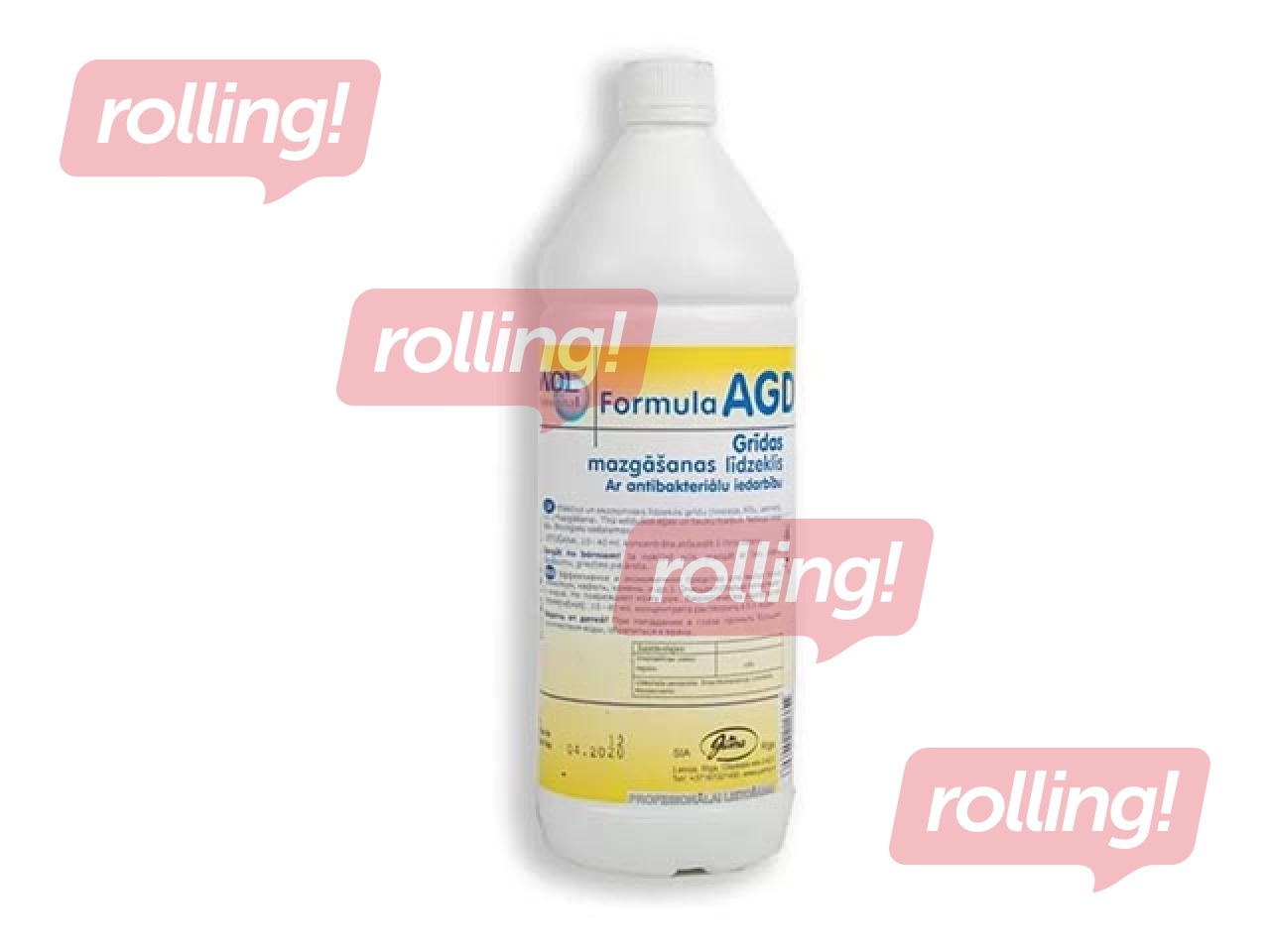 Grīdu mazgāšanas līdzeklis Ewol Formula AGD ar antibakteriālu iedarbību, 1l