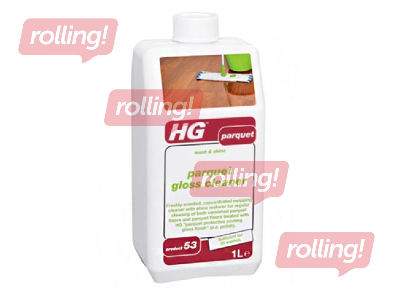 Grīdu mazgāšanas līdzeklis HG, parketa un koka grīdām, 1l