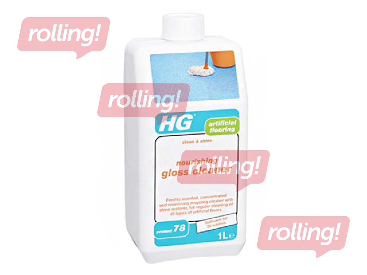 Grīdu mazgāšanas līdzeklis HG, vinila un linoleja grīdām, 1l