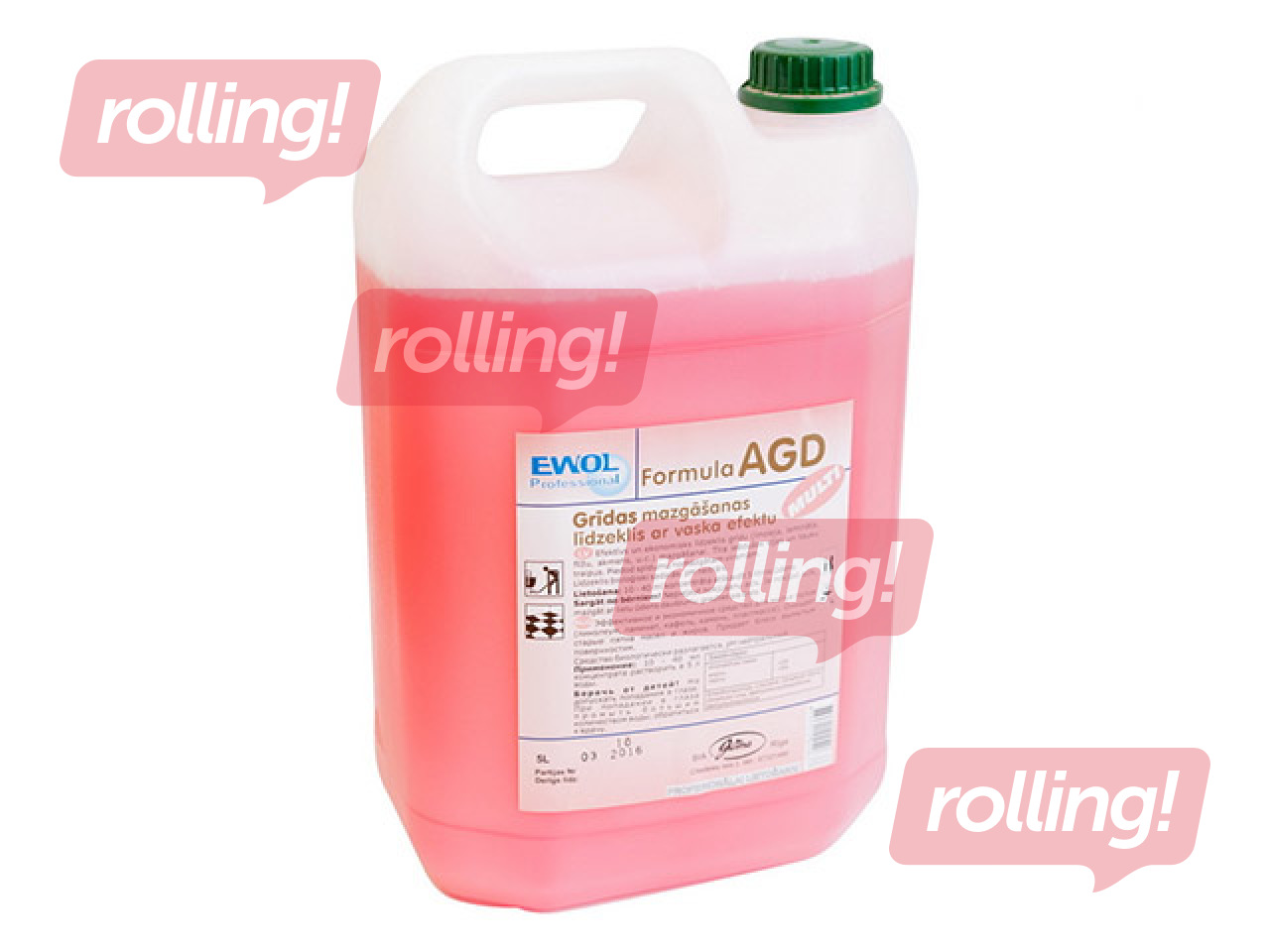 Grīdu mazgāšanas līdzeklis Ewol AGD Multi ar vaska efektu, 5l