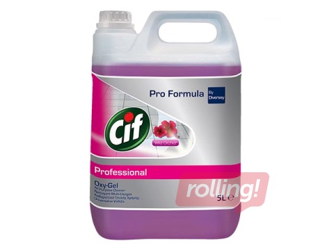 Floor cleaner Cif Professional Oxygel Wild Orchid, 5L
