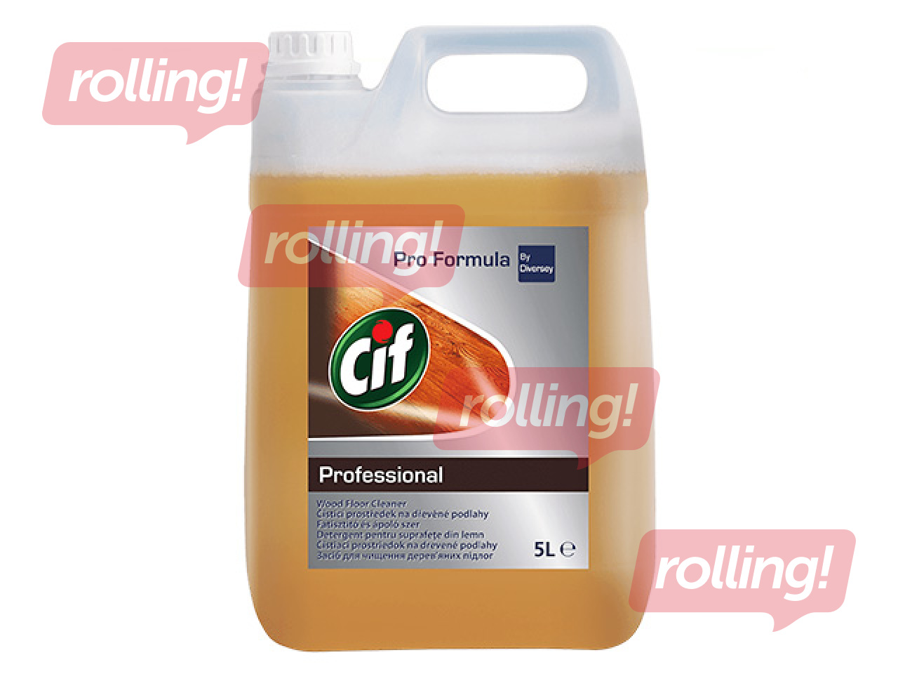 Detergent for cleaning wooden surfaces Cif Professional, 5L