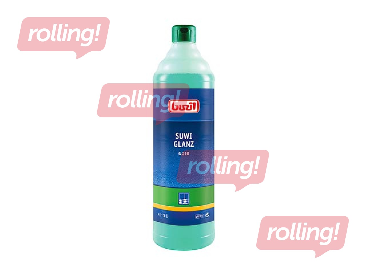 Grīdu mazgāšanas līdzeklis Buzil G210 Suwi Glanz, ar polimēriem un vasku, 1l