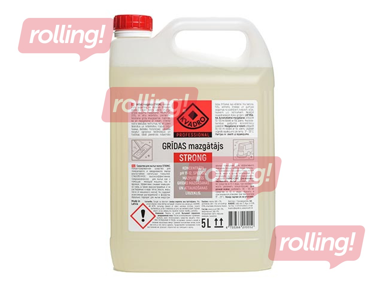 Grīdas mazgāšanas līdzeklis Kvadro Strong, koncentrāts, 5l