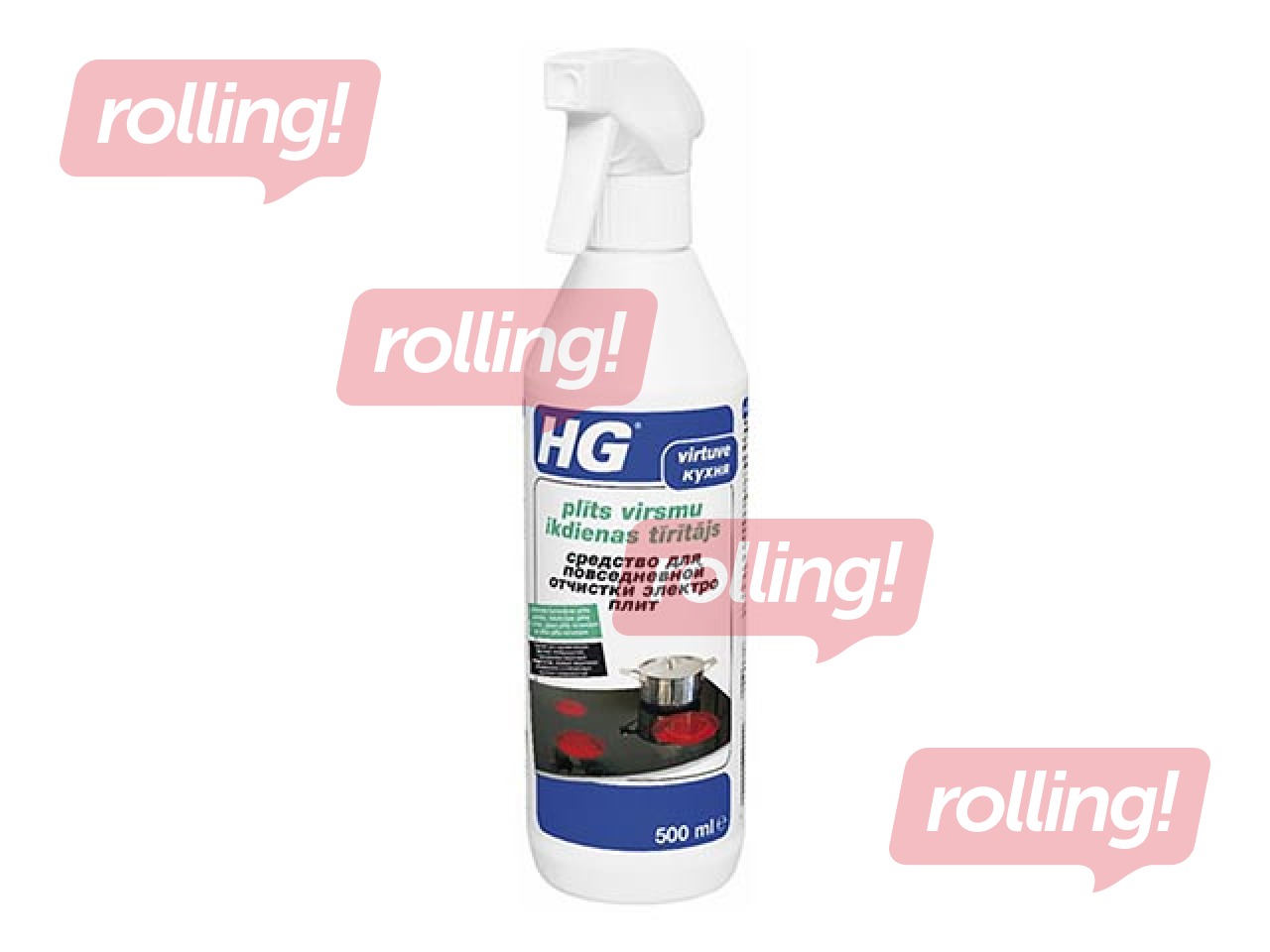 Tīrīšanas līdzeklis keramiskajām plītīm HG, 500ml