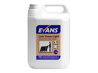 Grīdu mazgāšanas līdzeklis Evans Low Foam-Light, grīdu uzkopšanas mašīnām, 5l