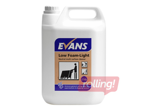 Средство для мытья полов Evans, Low Foam-Light, для половомоечных машин, 5л