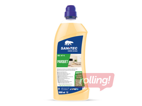 Средство для мытья полов Sanitec, Parquet, для деревянных полов с натуральным воском, 1л