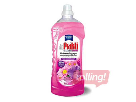 Grīdu mazgāšanas līdzeklis Dr.Prakti, Universal, Flower, 1.5l