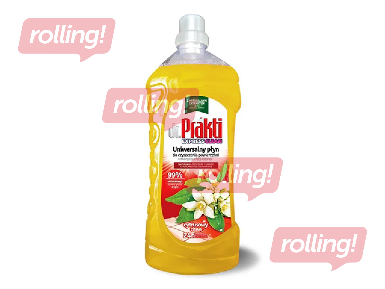 Grīdu mazgāšanas līdzeklis Dr.Prakti, Universal, Citrus, 1.5l