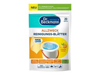 Tīrīšanas loksnes Dr.Beckmann Magic Leaves, Summer Lemon, grīdām un virsmām, 20 gab.