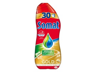 Trauku mazgāšanas želeja trauku mašīnām Somat Gold Anti-grease, 540ml