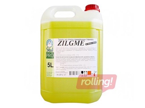 Trauku mazgāšanas līdzeklis Zilgme ar citrona aromātu, 5l