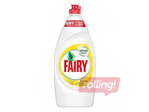 Trauku mazgāšanas līdzeklis Fairy Lemon, 900ml