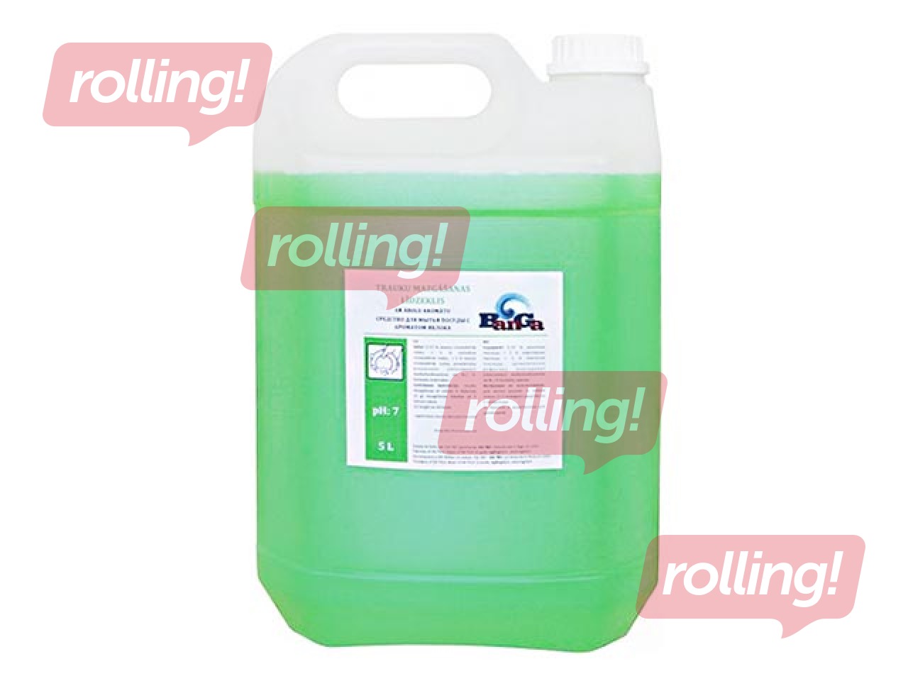 Trauku mazgāšanas līdzeklis Banga, ābolu, 5l