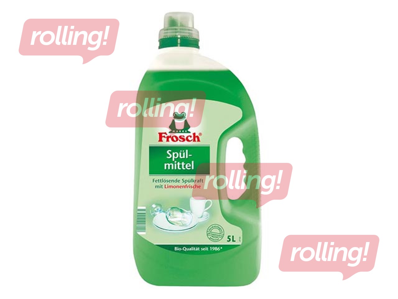 Trauku mazgāšanas līdzeklis Frosch citrona, 5l