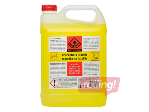Trauku mazgāšanas līdzeklis Kvadro Citro, 5l