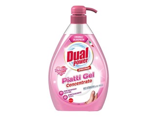 Trauku mazgāšanas līdzeklis Dual Power, saudzīgs rokām, koncentrāts, 1l